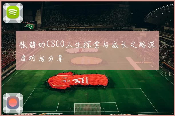 张静的CSGO人生探索与成长之路深度对话分享