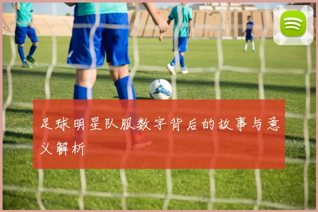 足球明星队服数字背后的故事与意义解析